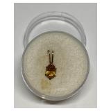 MADIERA CITRINE .40CT IN STERLING SILVER SETTING