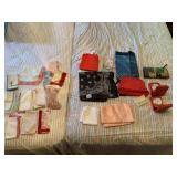 HANKIES WITH TRIM, FOSSIL WALLET, ETC.