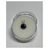 BLUE YAG 1.1CT IN STERLING SILVER SETTING