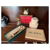 WICK TRIMMERS, PEAR TRINKET BOX, CHRISTMAS CARDS,
