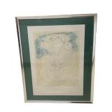 1963 MATERNITY LITHOGRAPH BY P. PICASSO