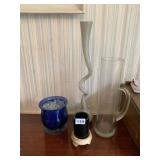 SIGMA ZETA ETCHED HUGE BEER GLASS, CASED GLASS