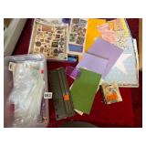 PAPER CUTTER, SCRAPBOOK PAPER, BAGGIES
