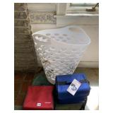 LARGE LAUNDRY BASKET, COOLER