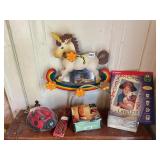 UNICORN DOOR HANGER, LADYBUG BATH TOYS, BAGEL