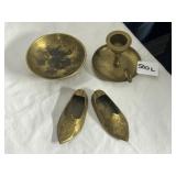 BRASS ASHTRAYS, BRASS FINGER NAPPY