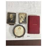 SERLING SILVER FRAMES WITH VINTAGE PHOTOS,