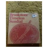 BROOKSTONE TIMELESS SUNDIAL IN OB