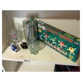 M&M LIGHTS, LONG BOLTS IN JAR MUG, DELFT SHOE