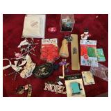 BEADED SNOWFLAKES, GHOST SOAP, BLANK CARDS AND