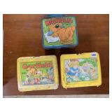 LUNCH BOXES HEATHCLIFF, CABBAGE PATCH KIDS,