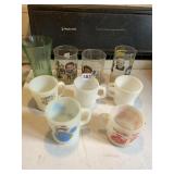 MUGS TONY THE TIGER, STEELER GLASSES, COKE GLASS