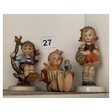 3 HUMMEL FIGURINES