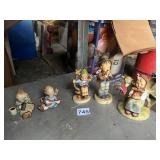HUMMEL FIGURINES AND HAPPY DAY FIGURINE