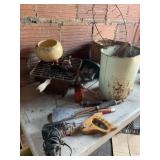 SOLDIER IRON, GRILL, PLANTER