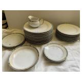 NORITAKE PLATES, CREAMER, PLATES