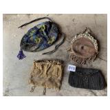 VINTAGE BEADED BAGS PAT. DATE 1900