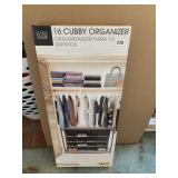 16 CUBBY ORGANIZER IN BOX