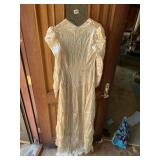 VINTAGE WEDDING DRESS AS FOUND