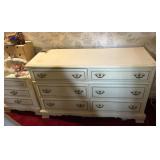 6 DRAWER WHITE DRESSER