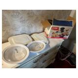 PYREX BAKEWARE (NOT COMPLETE), CORELLE