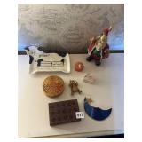 TRINKET BOXES, SUN CATCHER, GOT MILK PLATE, SANTA