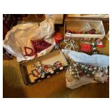 GLASS BEAD GARLAND, CHRISTMAS ORNAMENTS