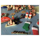 VINTAGE CHRISTMAS TREE, CUT OUTS ETC.