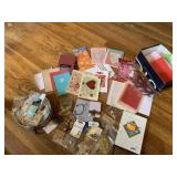 BRACELETS CARDS AND VALENTINES DAY SUPPLIES