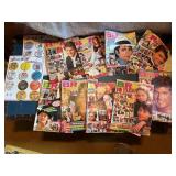 GERMAN PINS, GERMAN TEEN MAGAZINES FROM THE 80