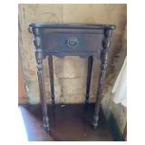 ENTRY CORNER TABLE DOVE TAIL DRAWERS EAGLE DRAWER