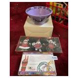 CHICK BOWL, PHOTO CHRISTMAS ORNAMENTS, BRACELET