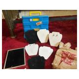 COLLAPSIBLE ROLLING TOTE, JEWELRY DISPLAYS, THANK