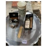 NOTRE DAME CHURCH BOTTLE, MARMALADE JAR, ETC.