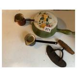 COPPER POURINGER, CHOPPER, MANCIOLI-ITALY BOWL