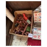 LINCOLN LOGS AND ALPHABETICAL BLOCKS