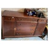 61X21X36 BUFFET SIDEBOARD WITH 6 DRAWERS AND 2