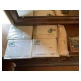 4 SETS OF QUEEN SHEETS ALL NEW NATURAL LOOFA
