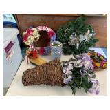 WREATH, FLOWER HOLDER