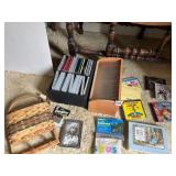 CD STORAGE, PETER RABBIT BOOKS, HANGING BASKET,