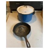 CAST IRON PAN, SAUCE POT