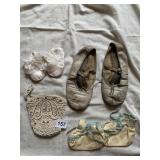 BEADED BAG ZIPPER TOP & BOOTIES