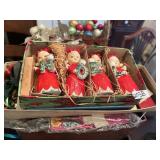 NOEL FIGURINES IN ORIGINAL BOX AND OTHER PIECES