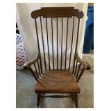 ANTIQUE MAHOGANY ROCKER