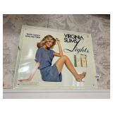 METAL VIRGINIA SLIMS LIGHTS ADVERTISING SIGN