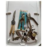 HORN HANDLED SCISSORS, GRIPPER PLIER KIT,
