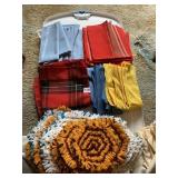 HAND MADE YARN PLACEMATS AND CLOTH NAPKINS