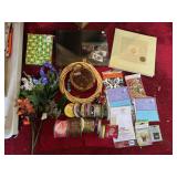 WREATH MAKING SUPPLIES, RIBBON, CARD PACK,