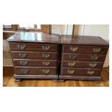 PAIR OF BED SIDE TABLES 4 DRAWERS