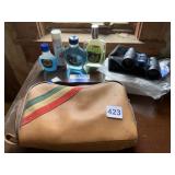 VINTAGE TOILETRIES AND SOAPS VIVITAR BINOCULARS